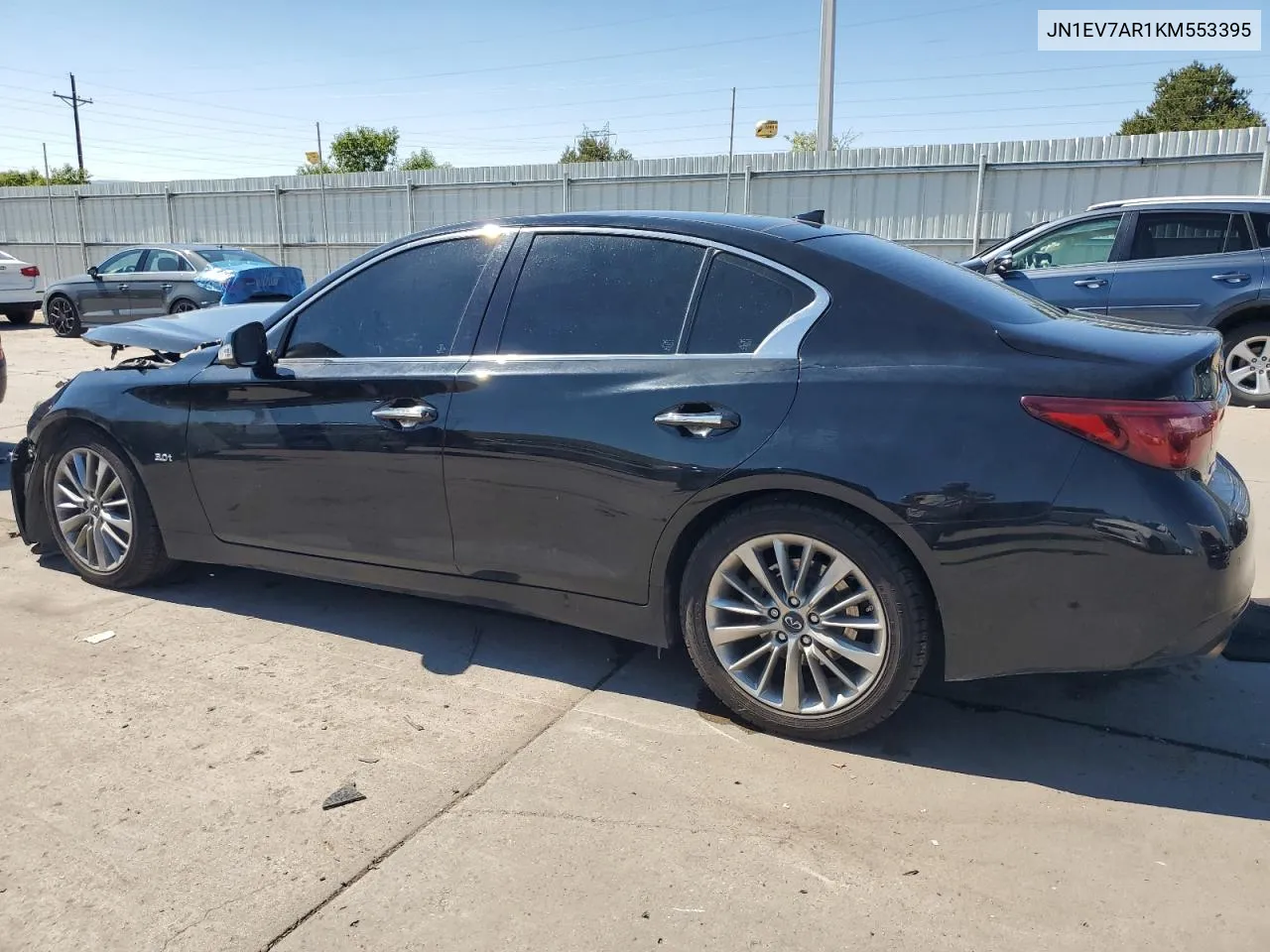 2019 Infiniti Q50 Luxe VIN: JN1EV7AR1KM553395 Lot: 70399294