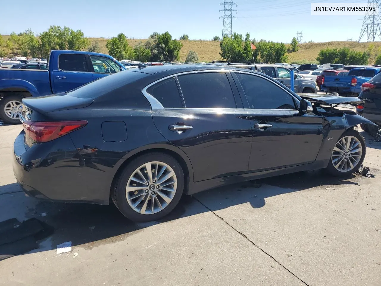 2019 Infiniti Q50 Luxe VIN: JN1EV7AR1KM553395 Lot: 70399294