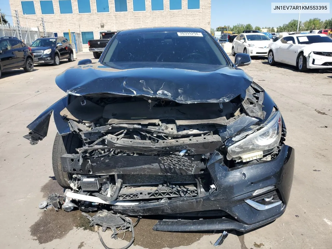 2019 Infiniti Q50 Luxe VIN: JN1EV7AR1KM553395 Lot: 70399294