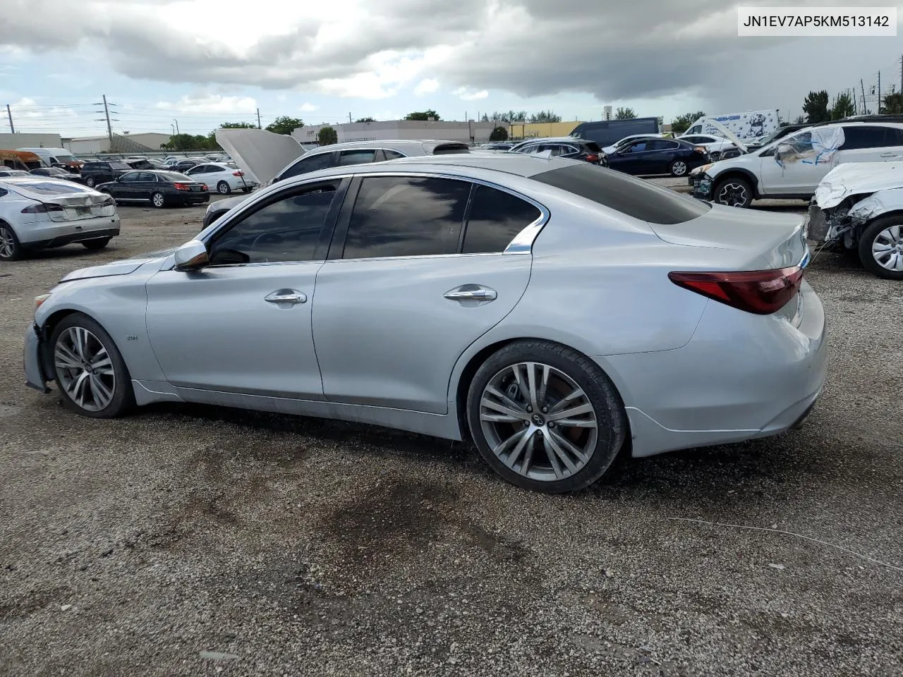 2019 Infiniti Q50 Luxe VIN: JN1EV7AP5KM513142 Lot: 70570194