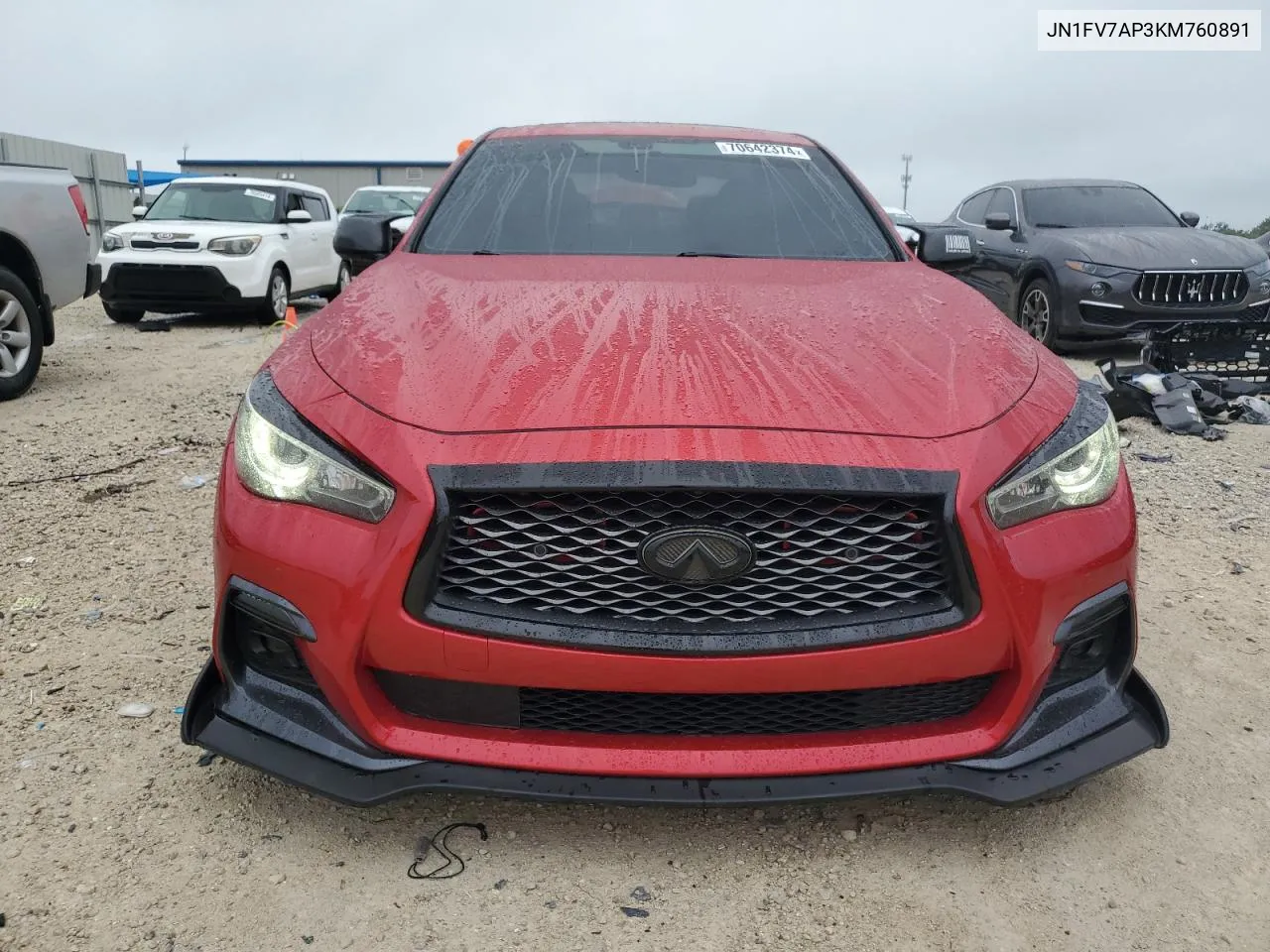 JN1FV7AP3KM760891 2019 Infiniti Q50 Red Sport 400