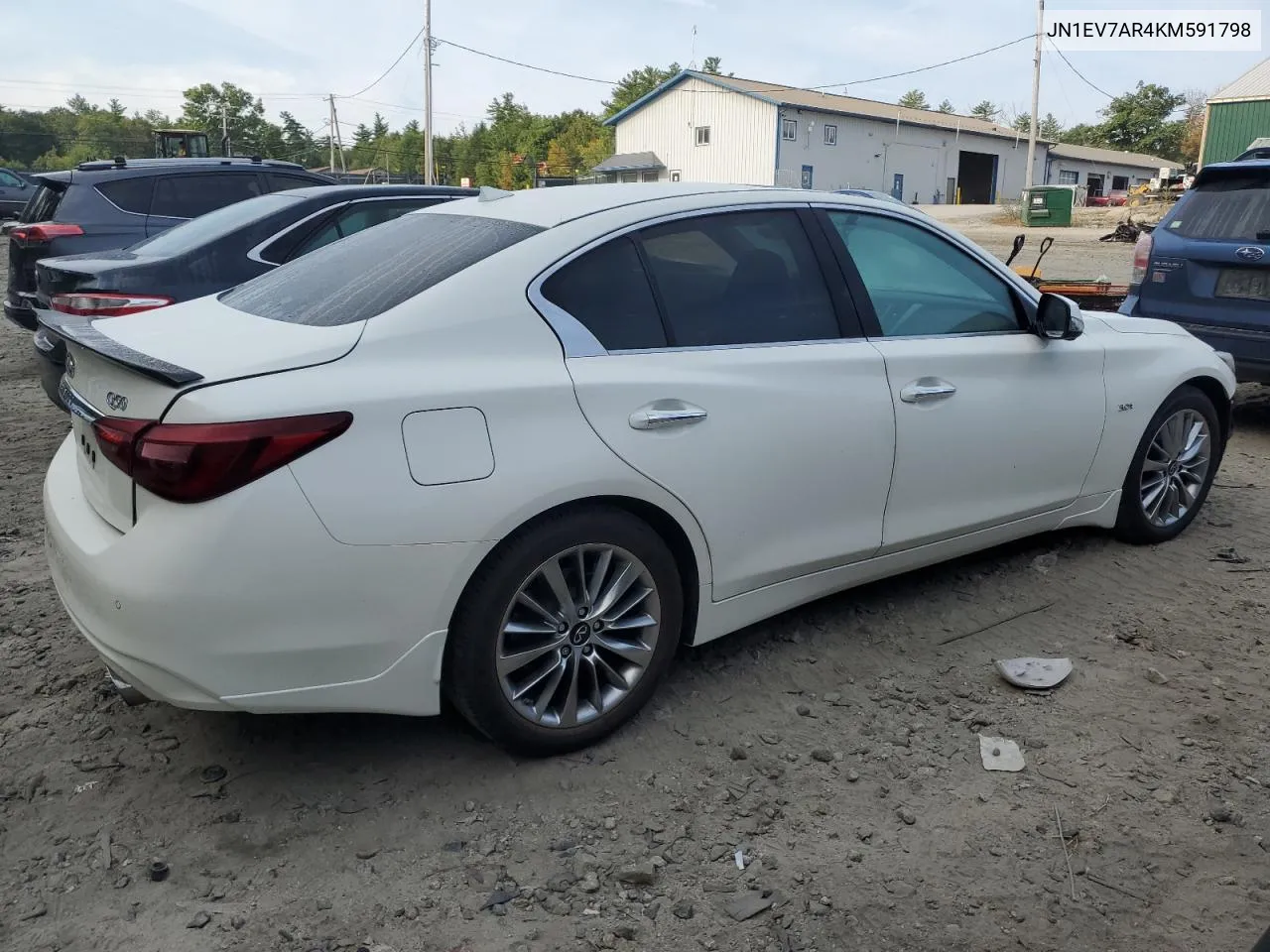 2019 Infiniti Q50 Luxe VIN: JN1EV7AR4KM591798 Lot: 71631624