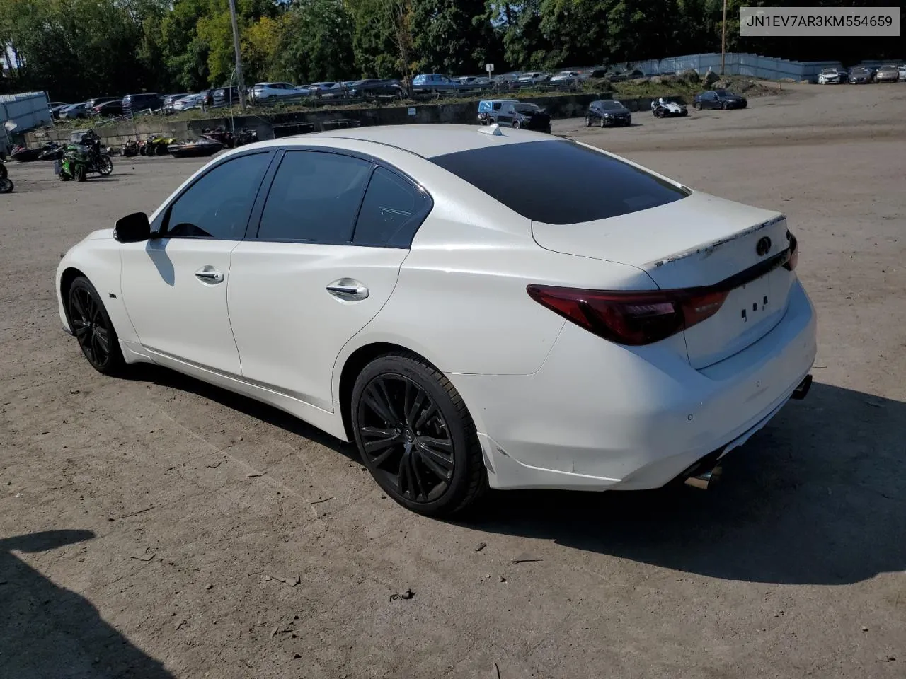 2019 Infiniti Q50 Luxe VIN: JN1EV7AR3KM554659 Lot: 71717254