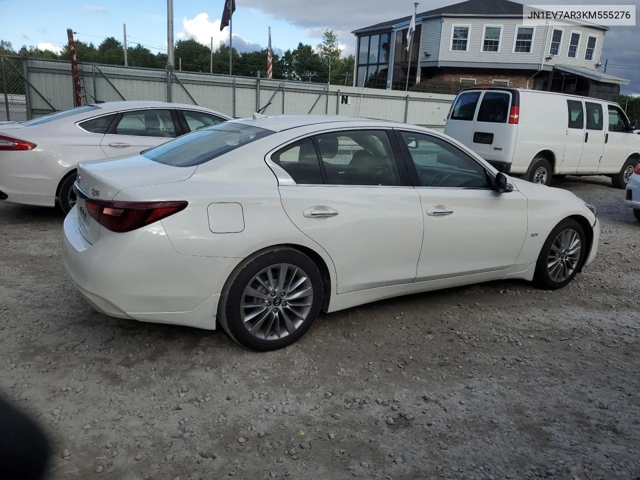 2019 Infiniti Q50 Luxe VIN: JN1EV7AR3KM555276 Lot: 71920044