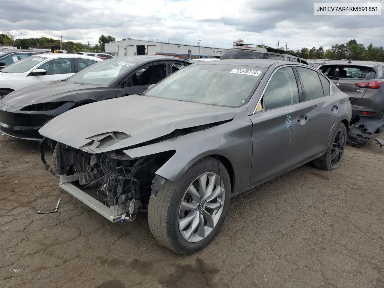 JN1EV7AR4KM591851 2019 Infiniti Q50 Luxe