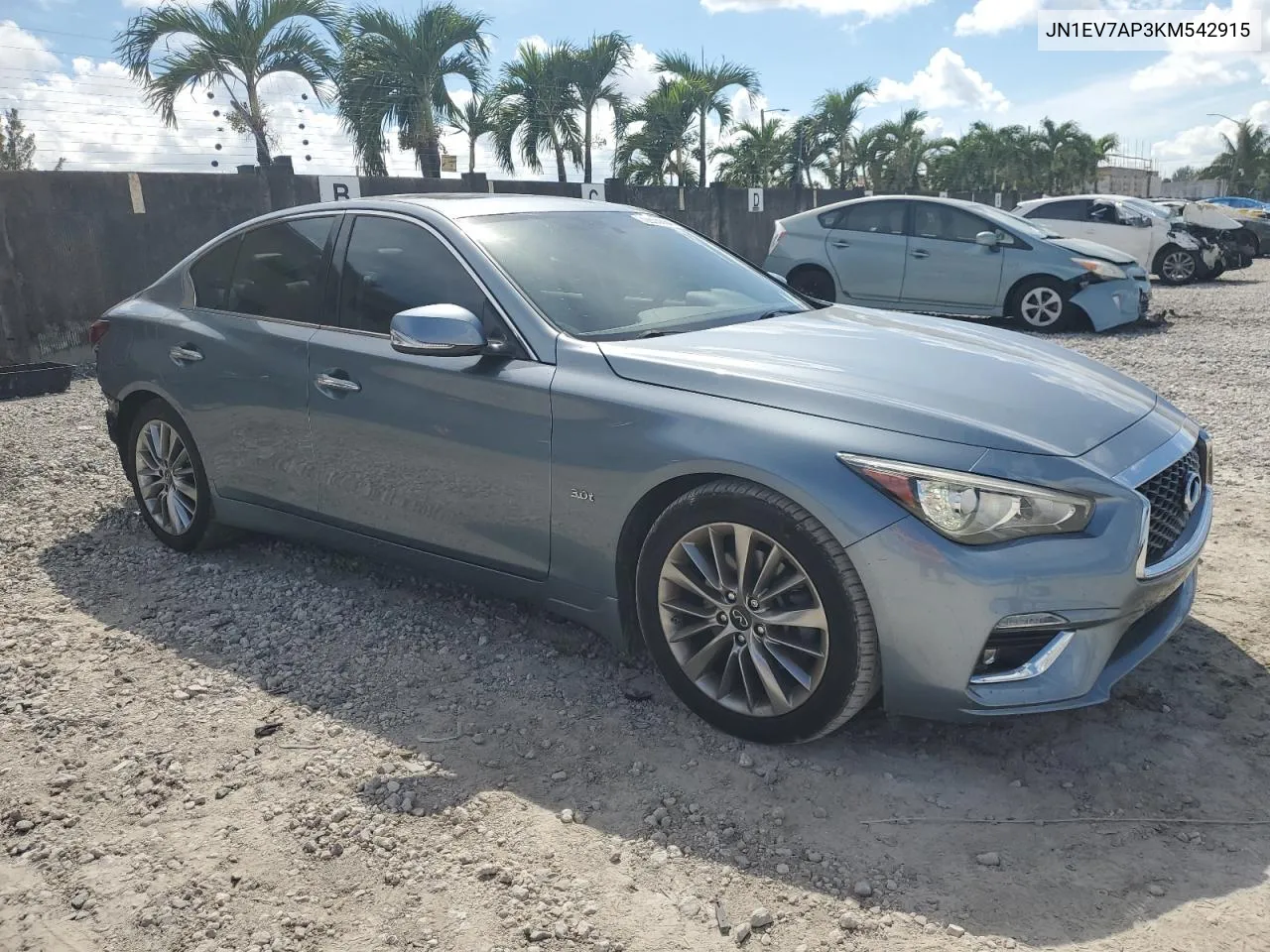 JN1EV7AP3KM542915 2019 Infiniti Q50 Luxe