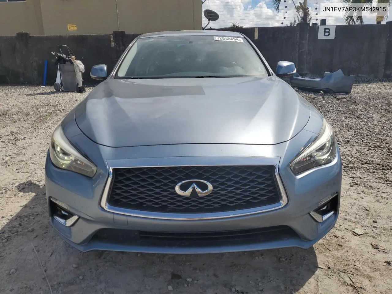 2019 Infiniti Q50 Luxe VIN: JN1EV7AP3KM542915 Lot: 72855894