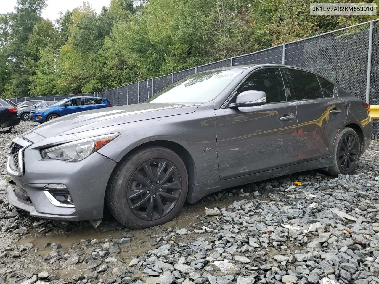 2019 Infiniti Q50 Luxe VIN: JN1EV7AR2KM553910 Lot: 73184544