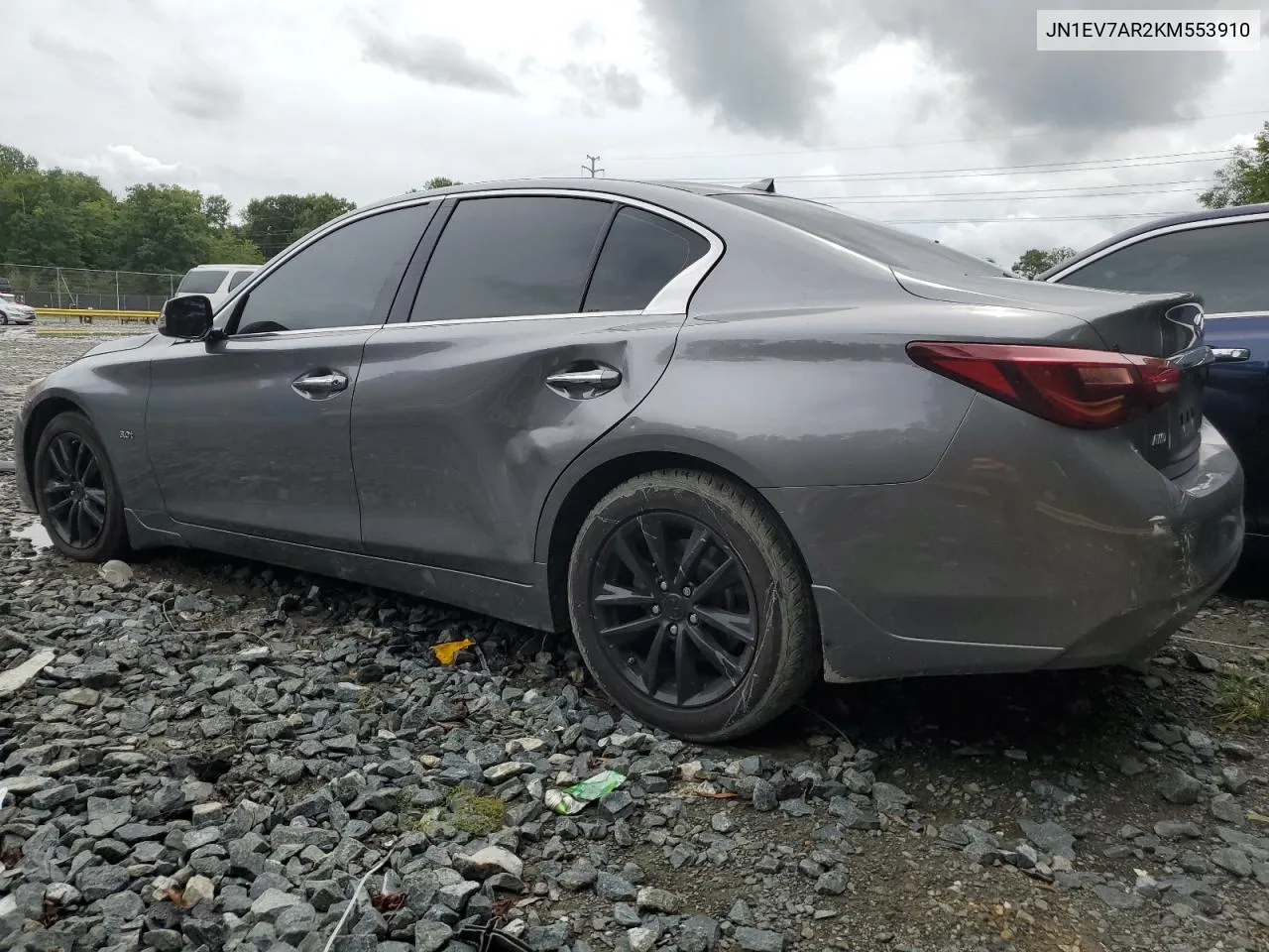 2019 Infiniti Q50 Luxe VIN: JN1EV7AR2KM553910 Lot: 73184544