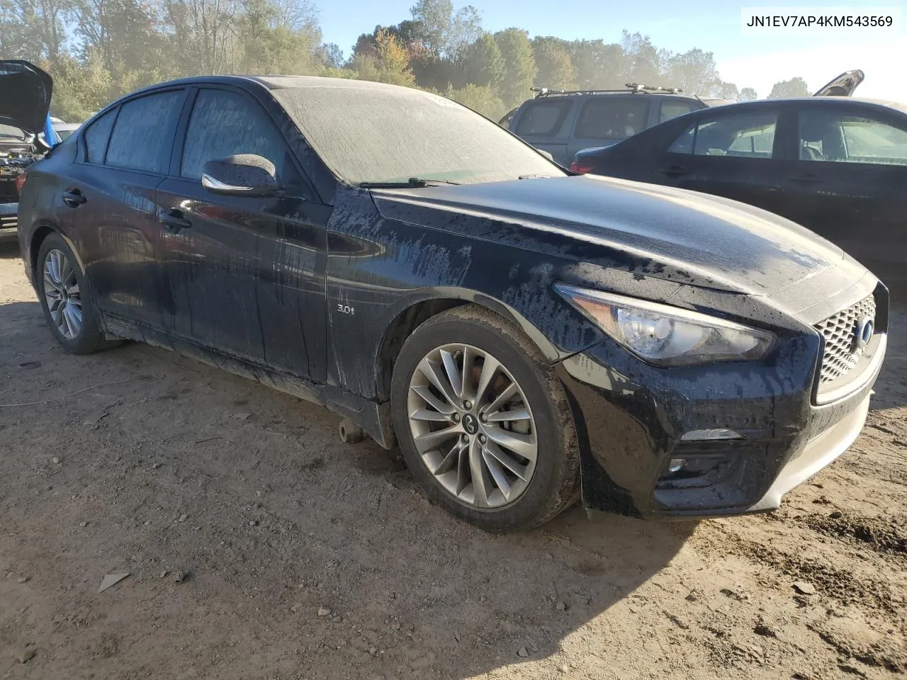 2019 Infiniti Q50 Luxe VIN: JN1EV7AP4KM543569 Lot: 73186664