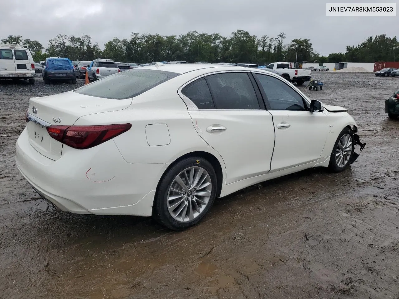 2019 Infiniti Q50 Luxe VIN: JN1EV7AR8KM553023 Lot: 73278444