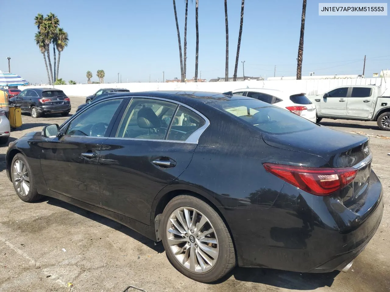 2019 Infiniti Q50 Luxe VIN: JN1EV7AP3KM515553 Lot: 73522834