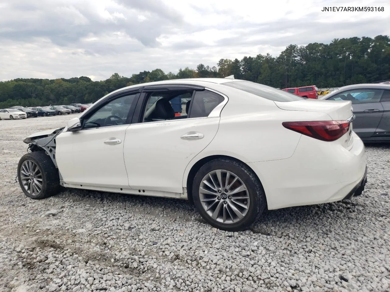 2019 Infiniti Q50 Luxe VIN: JN1EV7AR3KM593168 Lot: 73562684