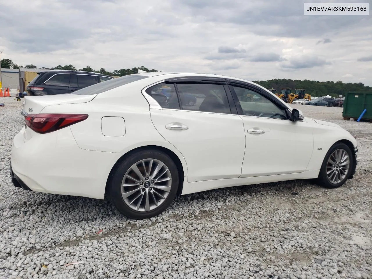 2019 Infiniti Q50 Luxe VIN: JN1EV7AR3KM593168 Lot: 73562684