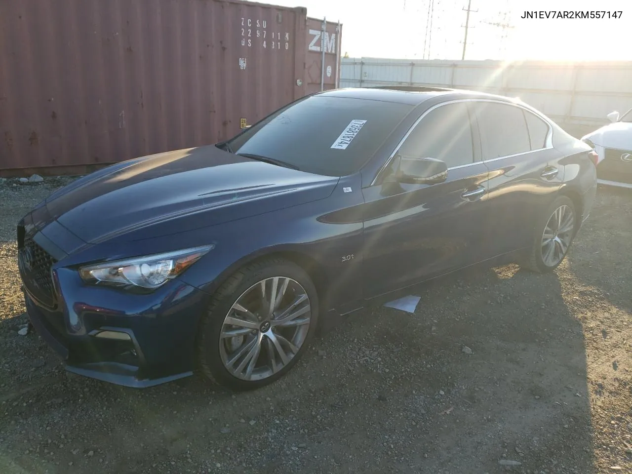 JN1EV7AR2KM557147 2019 Infiniti Q50 Luxe