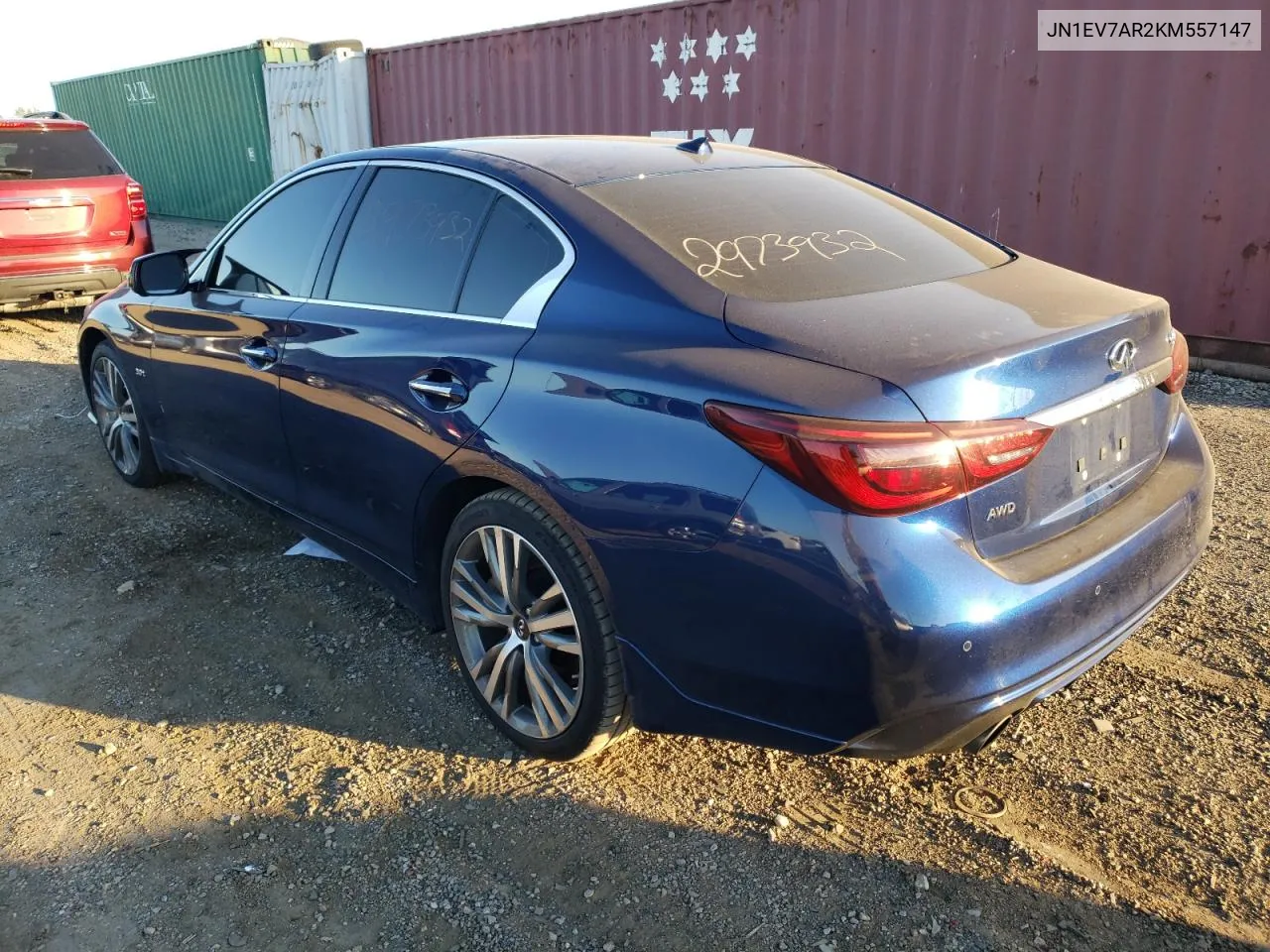 2019 Infiniti Q50 Luxe VIN: JN1EV7AR2KM557147 Lot: 73581874