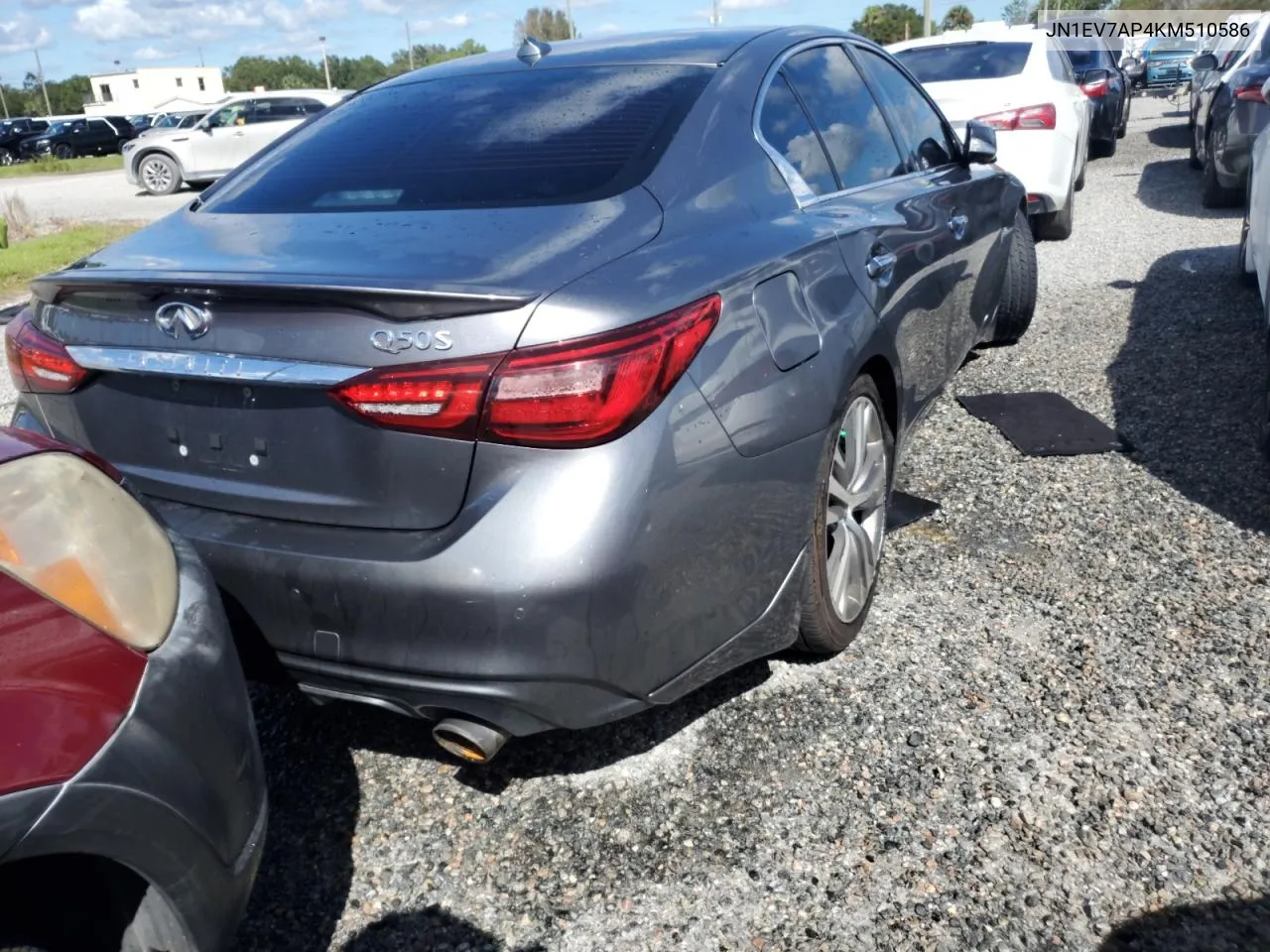 2019 Infiniti Q50 Luxe VIN: JN1EV7AP4KM510586 Lot: 74235474