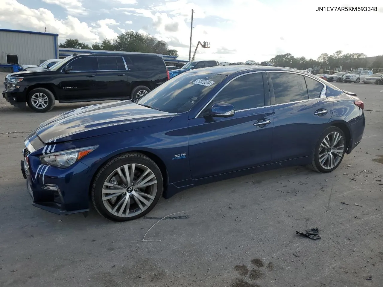 JN1EV7AR5KM593348 2019 Infiniti Q50 Luxe