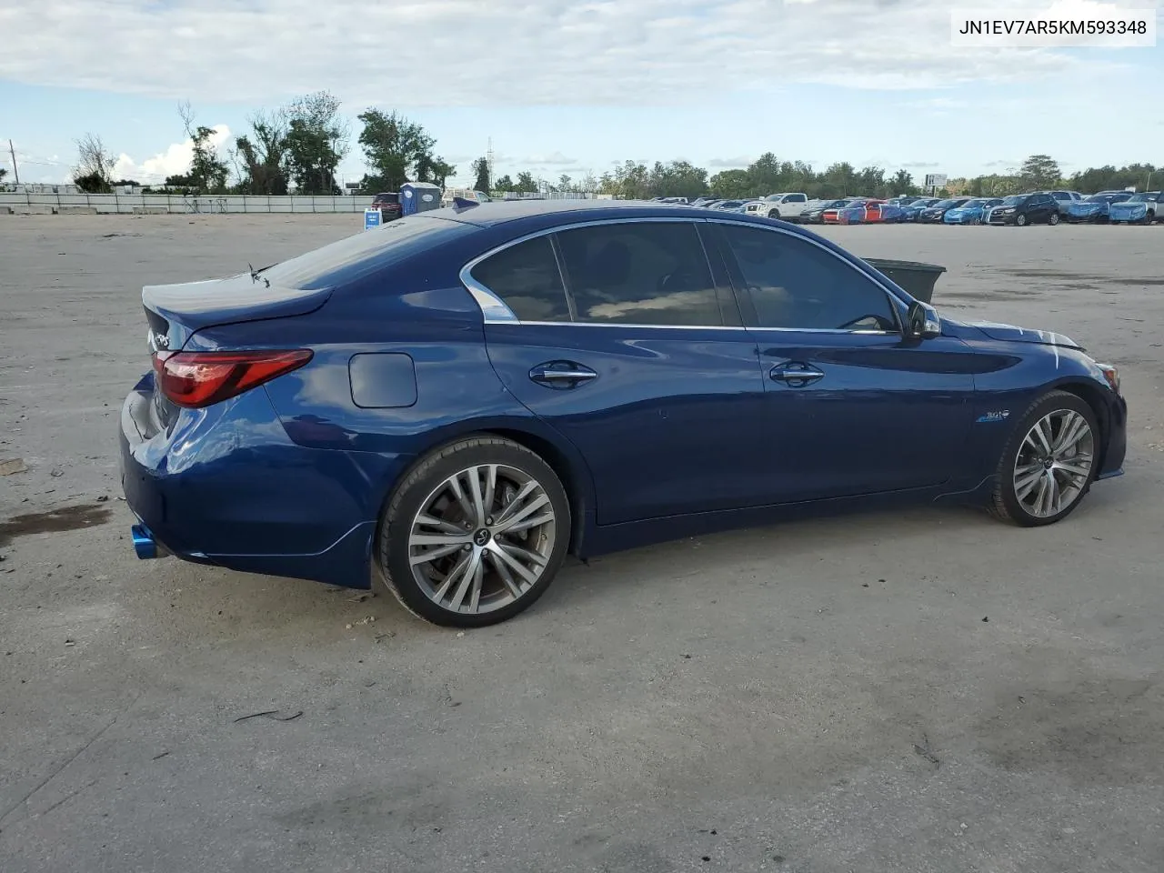 JN1EV7AR5KM593348 2019 Infiniti Q50 Luxe