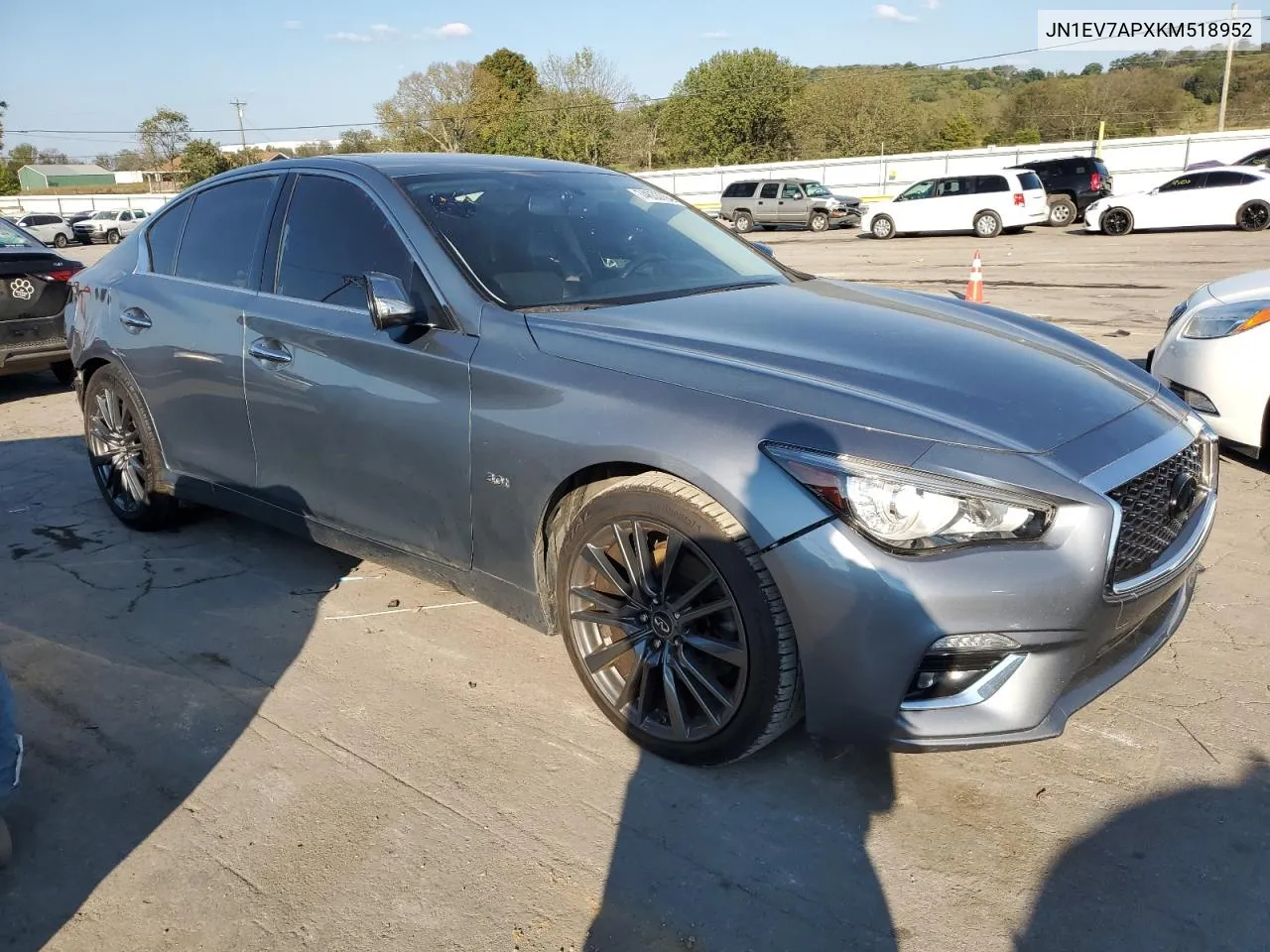 2019 Infiniti Q50 Luxe VIN: JN1EV7APXKM518952 Lot: 74633794