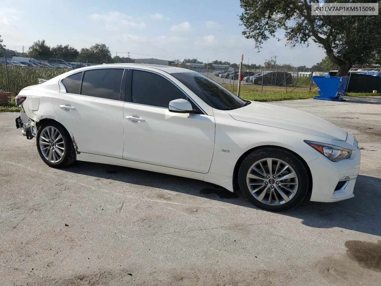 2019 Infiniti Q50 Luxe VIN: JN1EV7AP1KM515096 Lot: 75140244