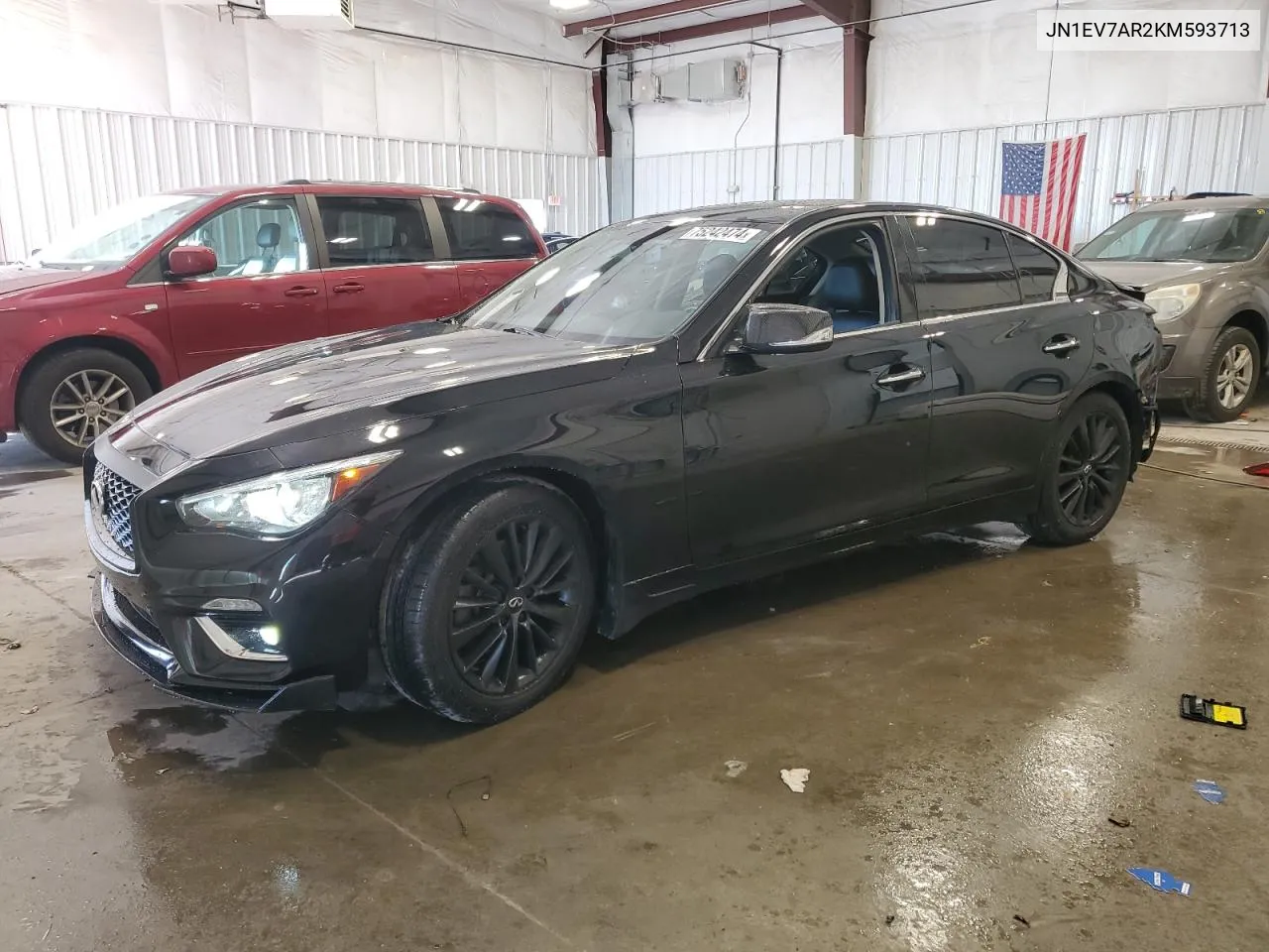 JN1EV7AR2KM593713 2019 Infiniti Q50 Luxe