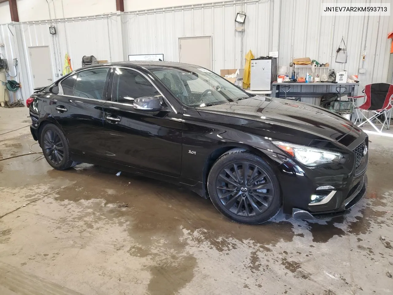 JN1EV7AR2KM593713 2019 Infiniti Q50 Luxe