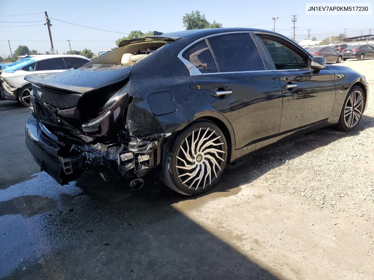 2019 Infiniti Q50 Luxe VIN: JN1EV7AP0KM517230 Lot: 75349214