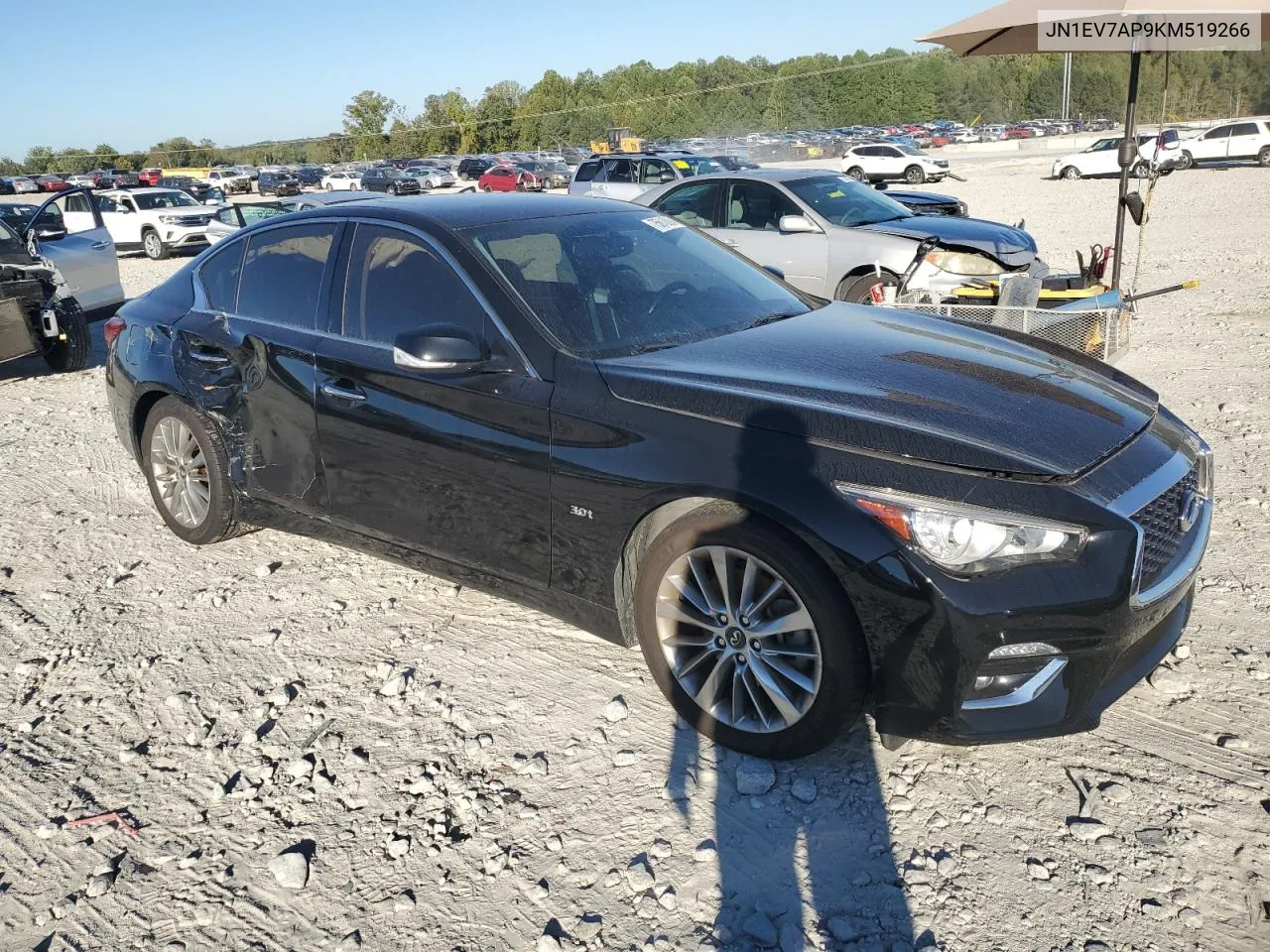 2019 Infiniti Q50 Luxe VIN: JN1EV7AP9KM519266 Lot: 75612824