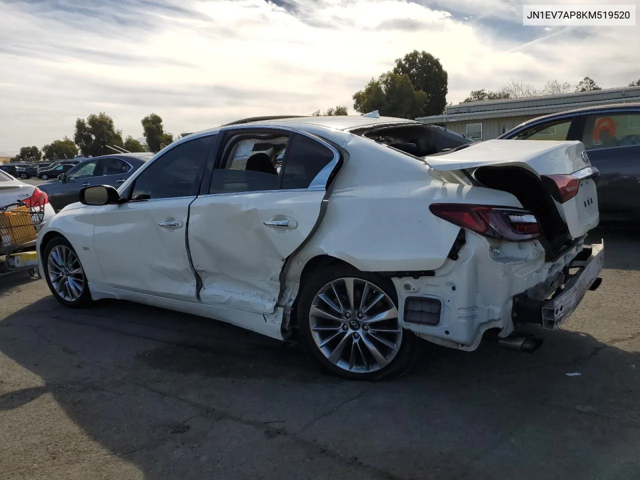 JN1EV7AP8KM519520 2019 Infiniti Q50 Luxe