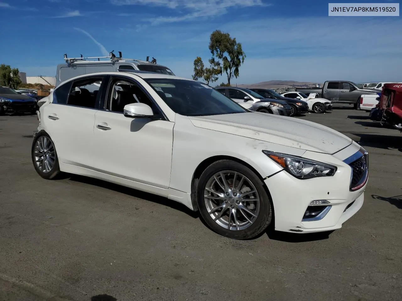 2019 Infiniti Q50 Luxe VIN: JN1EV7AP8KM519520 Lot: 75751544