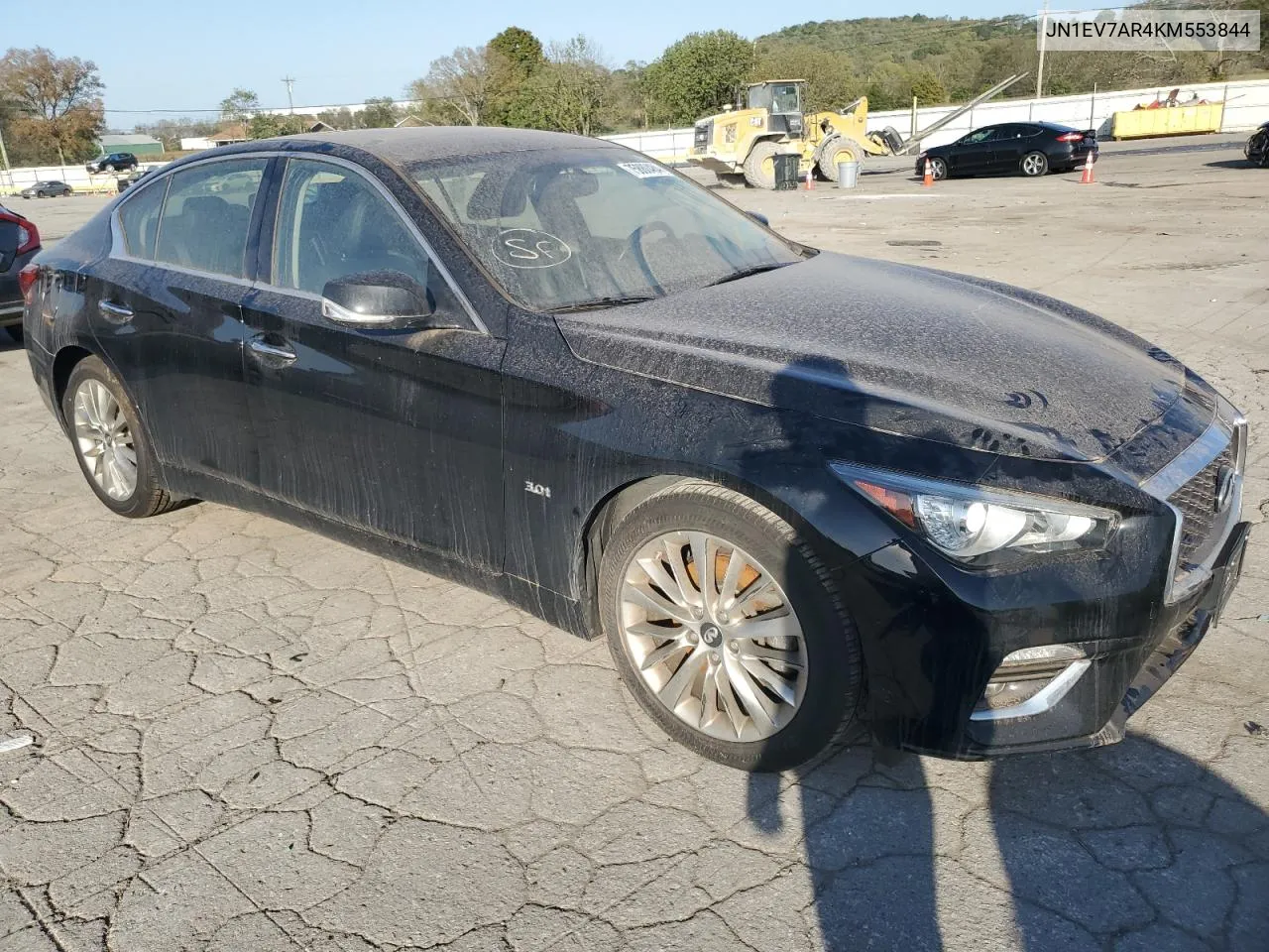 2019 Infiniti Q50 Luxe VIN: JN1EV7AR4KM553844 Lot: 75880484