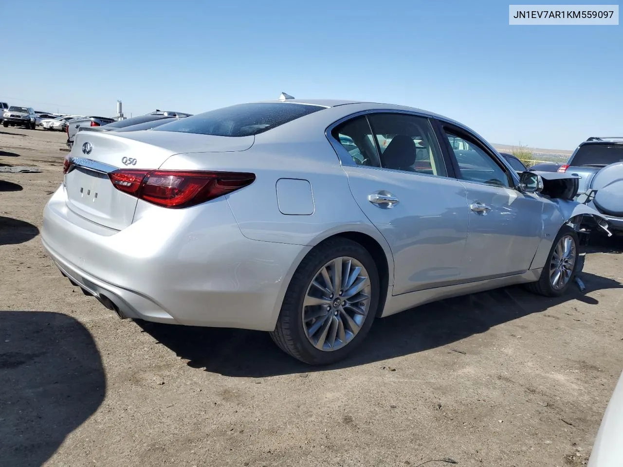 2019 Infiniti Q50 Luxe VIN: JN1EV7AR1KM559097 Lot: 75941604