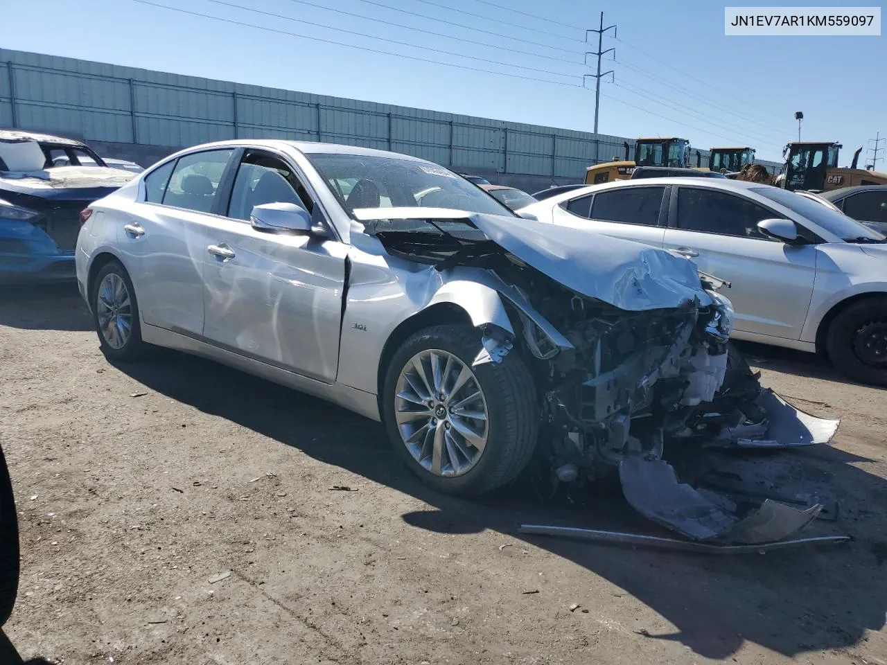 2019 Infiniti Q50 Luxe VIN: JN1EV7AR1KM559097 Lot: 75941604