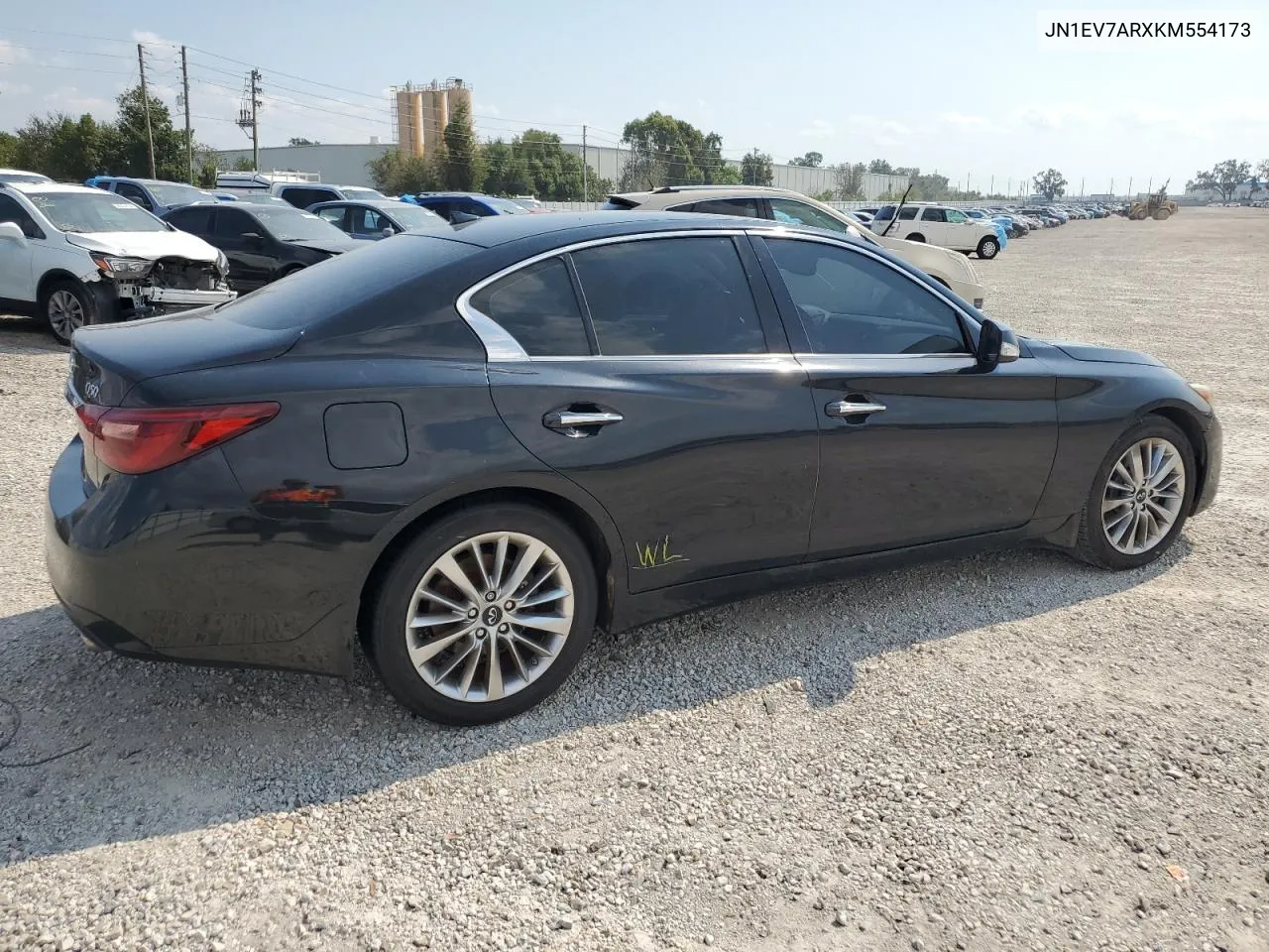 2019 Infiniti Q50 Luxe VIN: JN1EV7ARXKM554173 Lot: 75994364