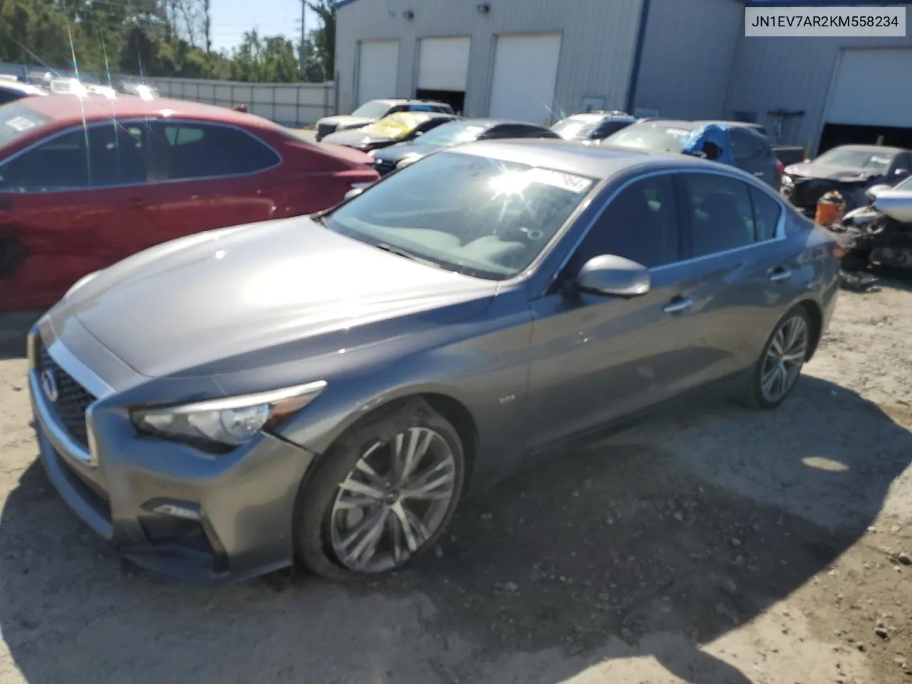 2019 Infiniti Q50 Luxe VIN: JN1EV7AR2KM558234 Lot: 76547964