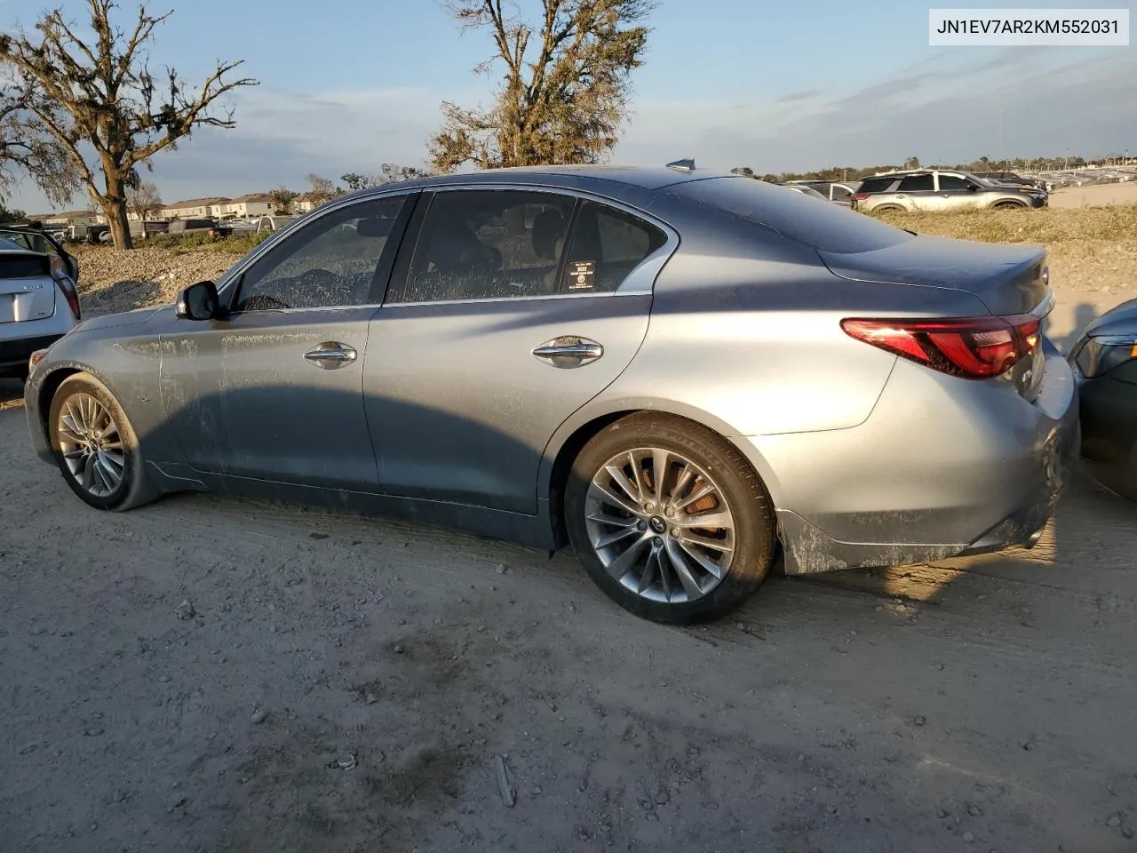 2019 Infiniti Q50 Luxe VIN: JN1EV7AR2KM552031 Lot: 76688764