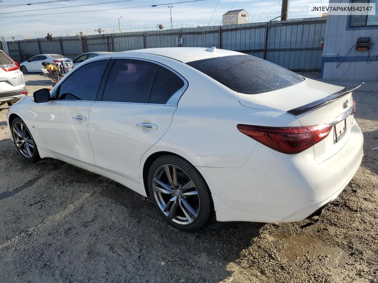 2019 Infiniti Q50 Luxe VIN: JN1EV7AP6KM542147 Lot: 76812654