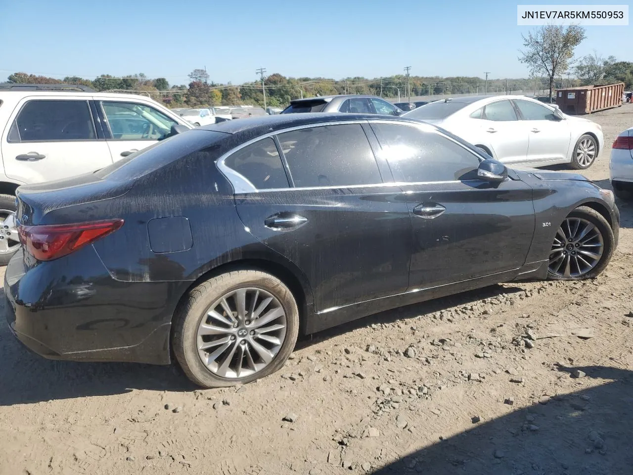 2019 Infiniti Q50 Luxe VIN: JN1EV7AR5KM550953 Lot: 77068684