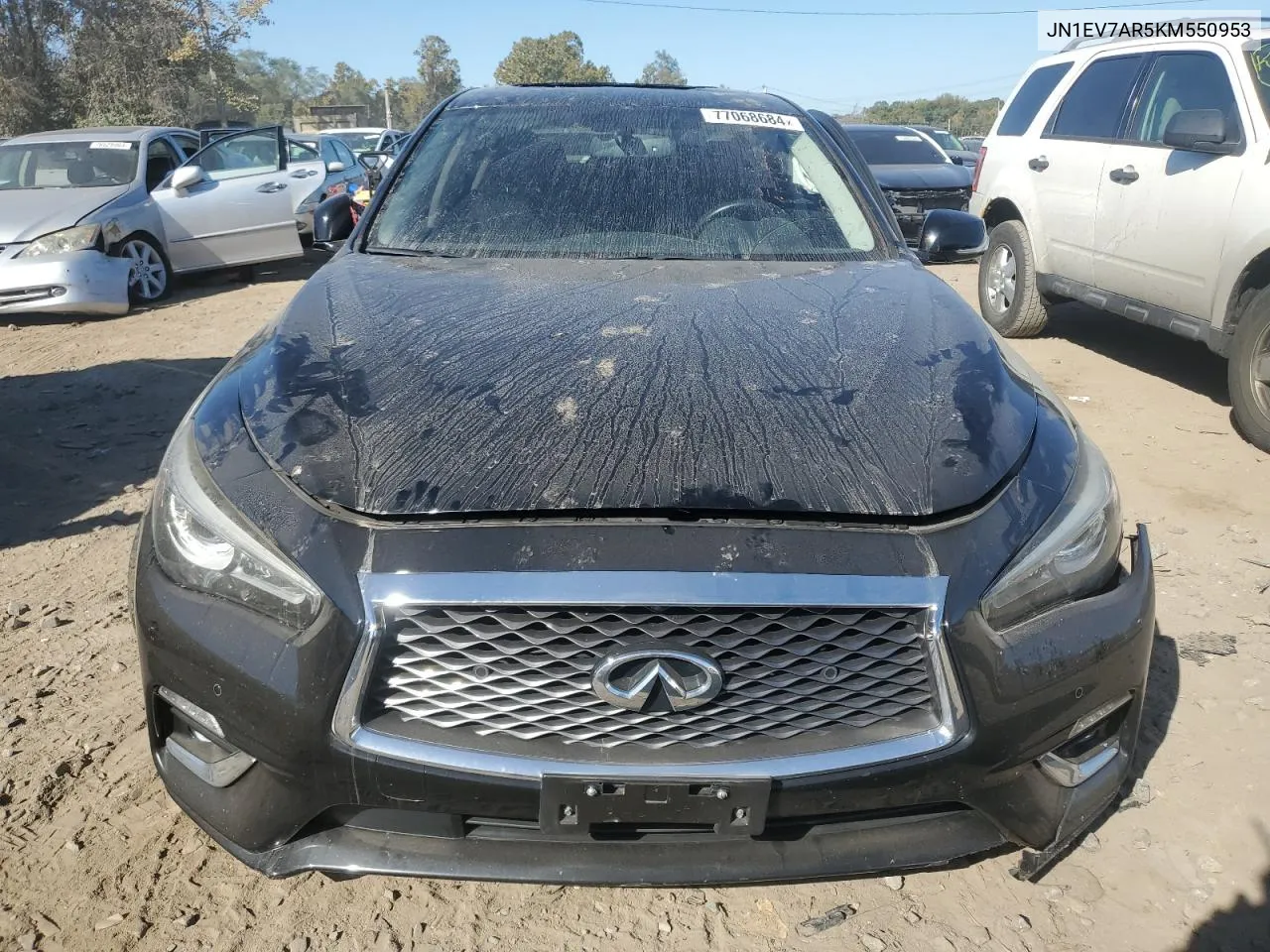 2019 Infiniti Q50 Luxe VIN: JN1EV7AR5KM550953 Lot: 77068684