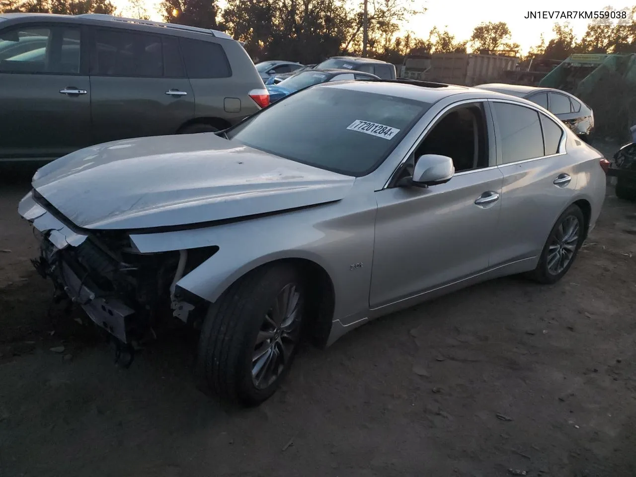 JN1EV7AR7KM559038 2019 Infiniti Q50 Luxe