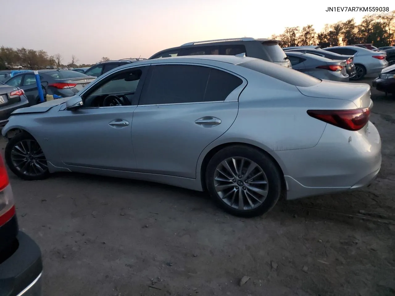 2019 Infiniti Q50 Luxe VIN: JN1EV7AR7KM559038 Lot: 77201284