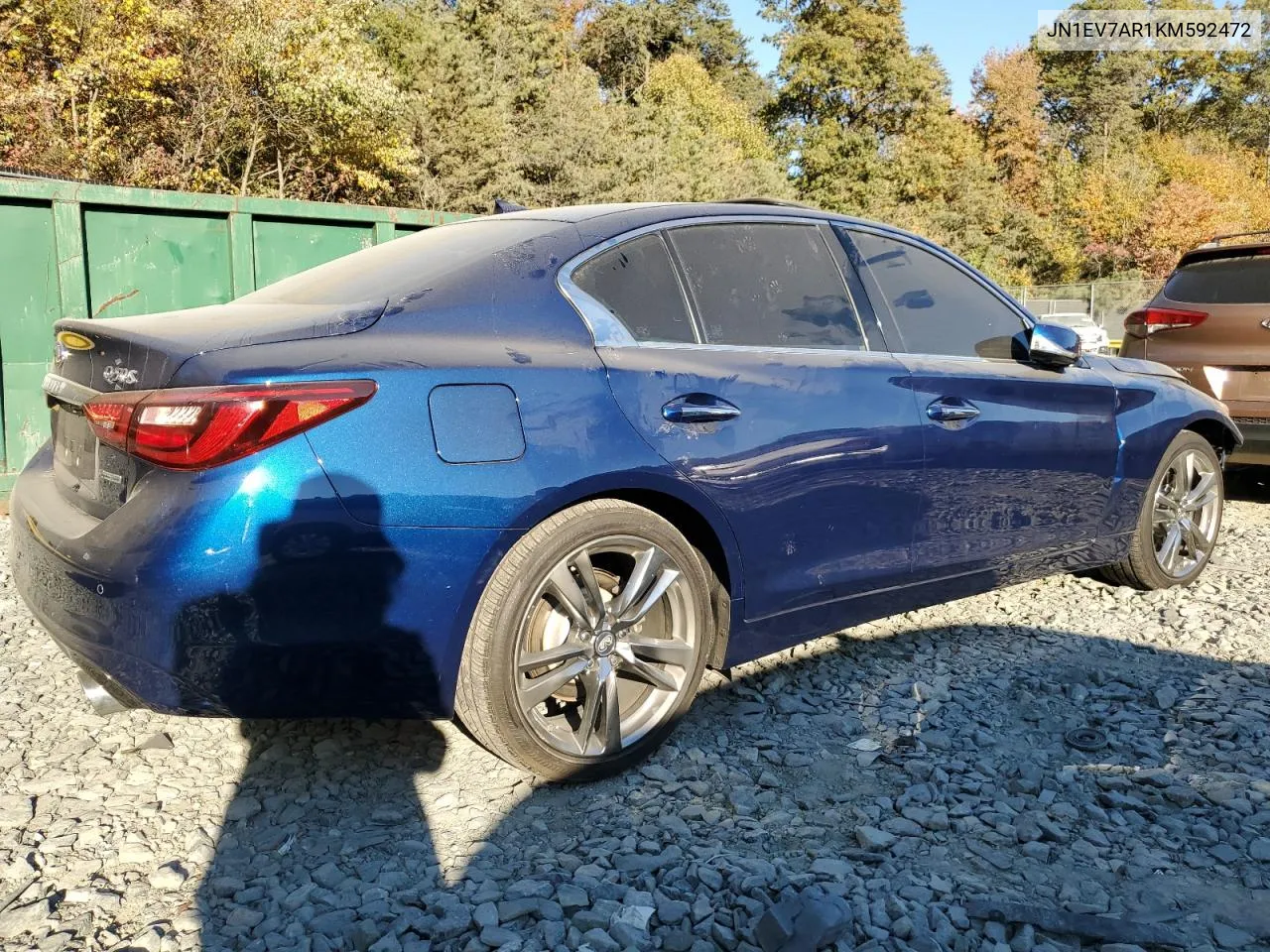 JN1EV7AR1KM592472 2019 Infiniti Q50 Luxe