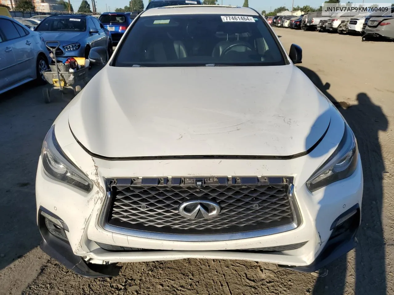 2019 Infiniti Q50 Red Sport 400 VIN: JN1FV7AP9KM760409 Lot: 77461464