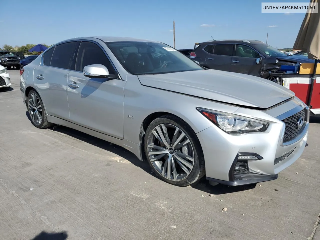 2019 Infiniti Q50 Luxe VIN: JN1EV7AP4KM511060 Lot: 77473664