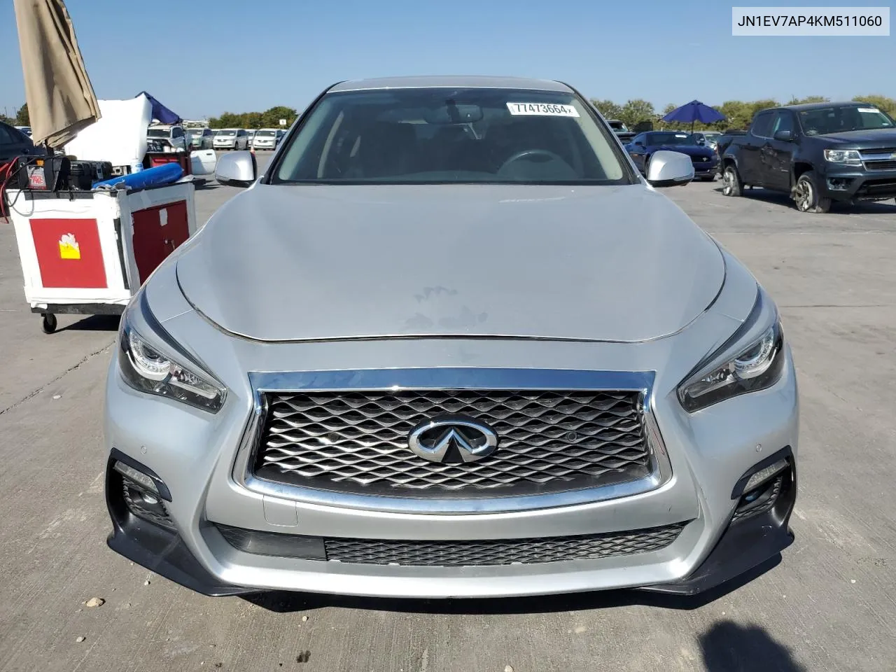 2019 Infiniti Q50 Luxe VIN: JN1EV7AP4KM511060 Lot: 77473664