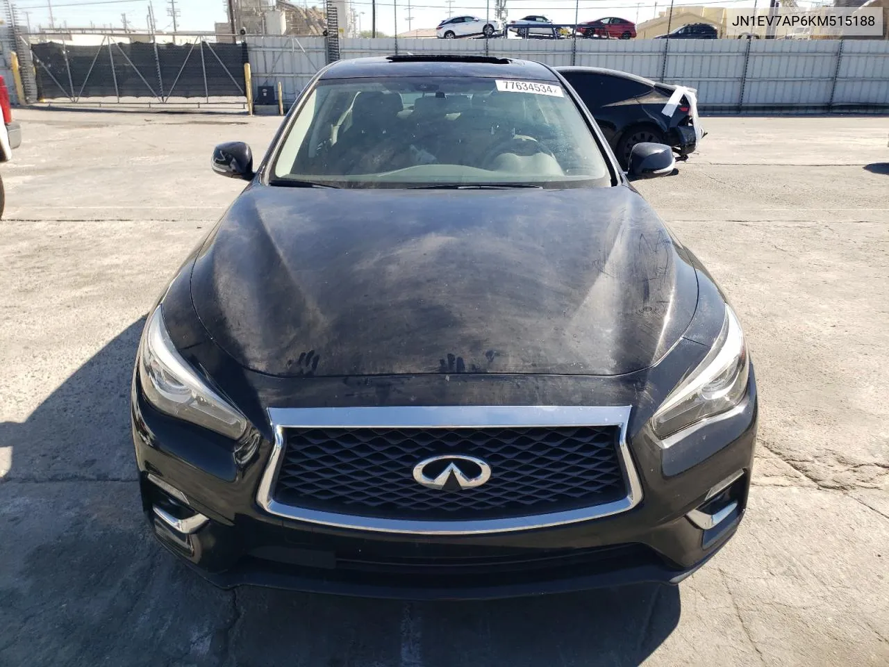 2019 Infiniti Q50 Luxe VIN: JN1EV7AP6KM515188 Lot: 77634534