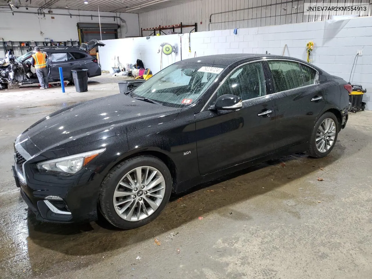 2019 Infiniti Q50 Luxe VIN: JN1EV7AR2KM554913 Lot: 79224724