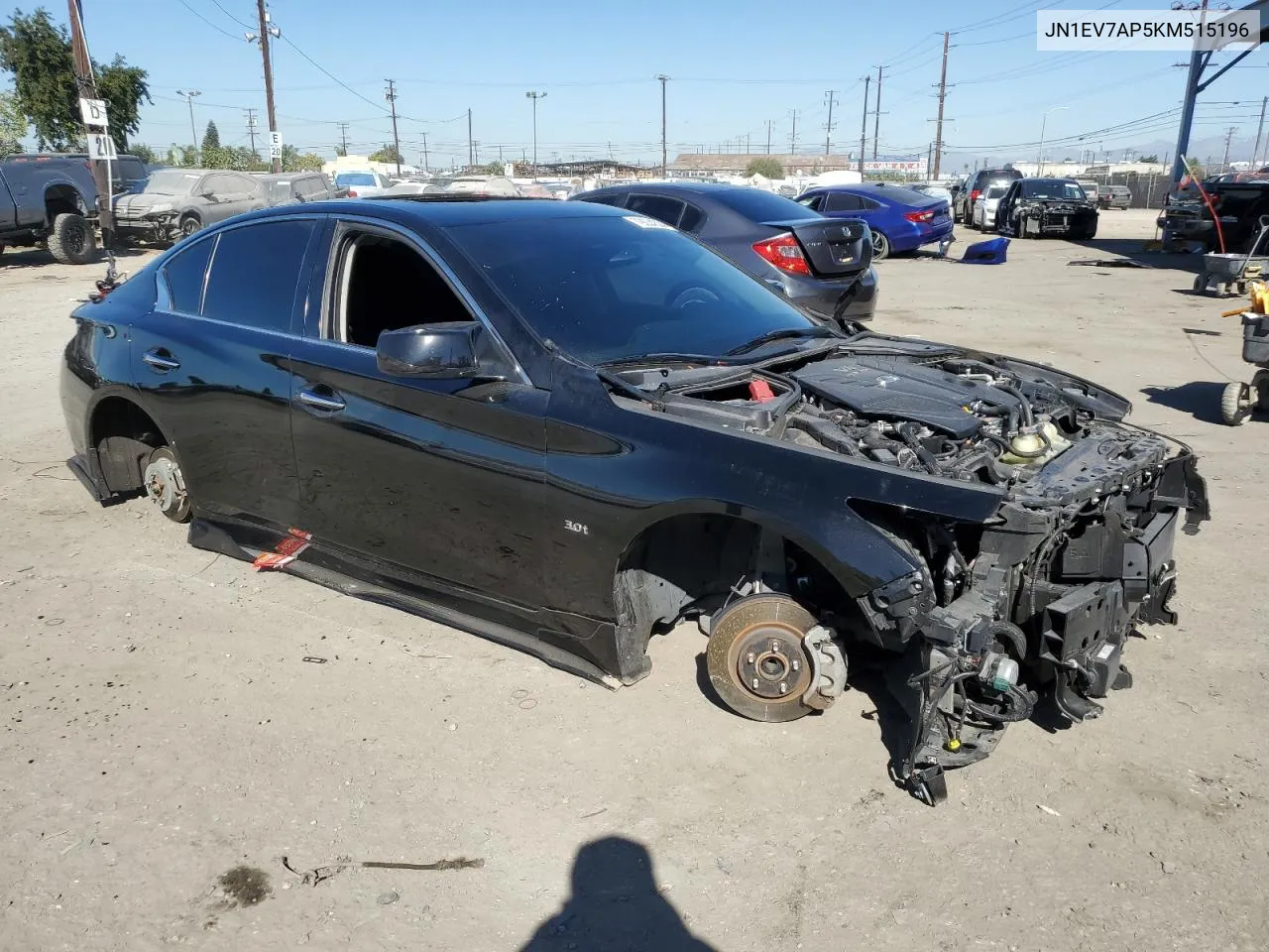 2019 Infiniti Q50 Luxe VIN: JN1EV7AP5KM515196 Lot: 79234304