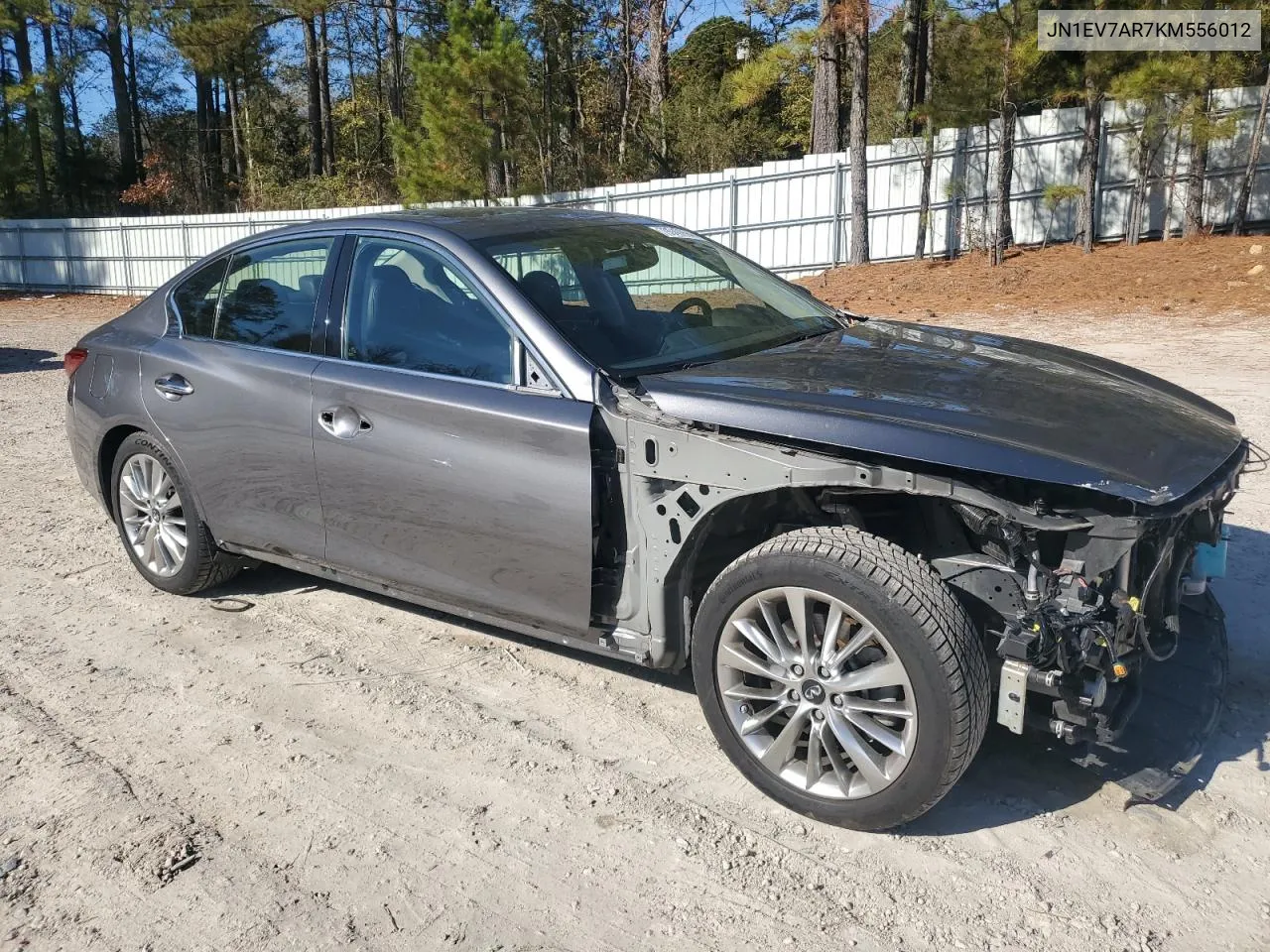 2019 Infiniti Q50 Luxe VIN: JN1EV7AR7KM556012 Lot: 79940994